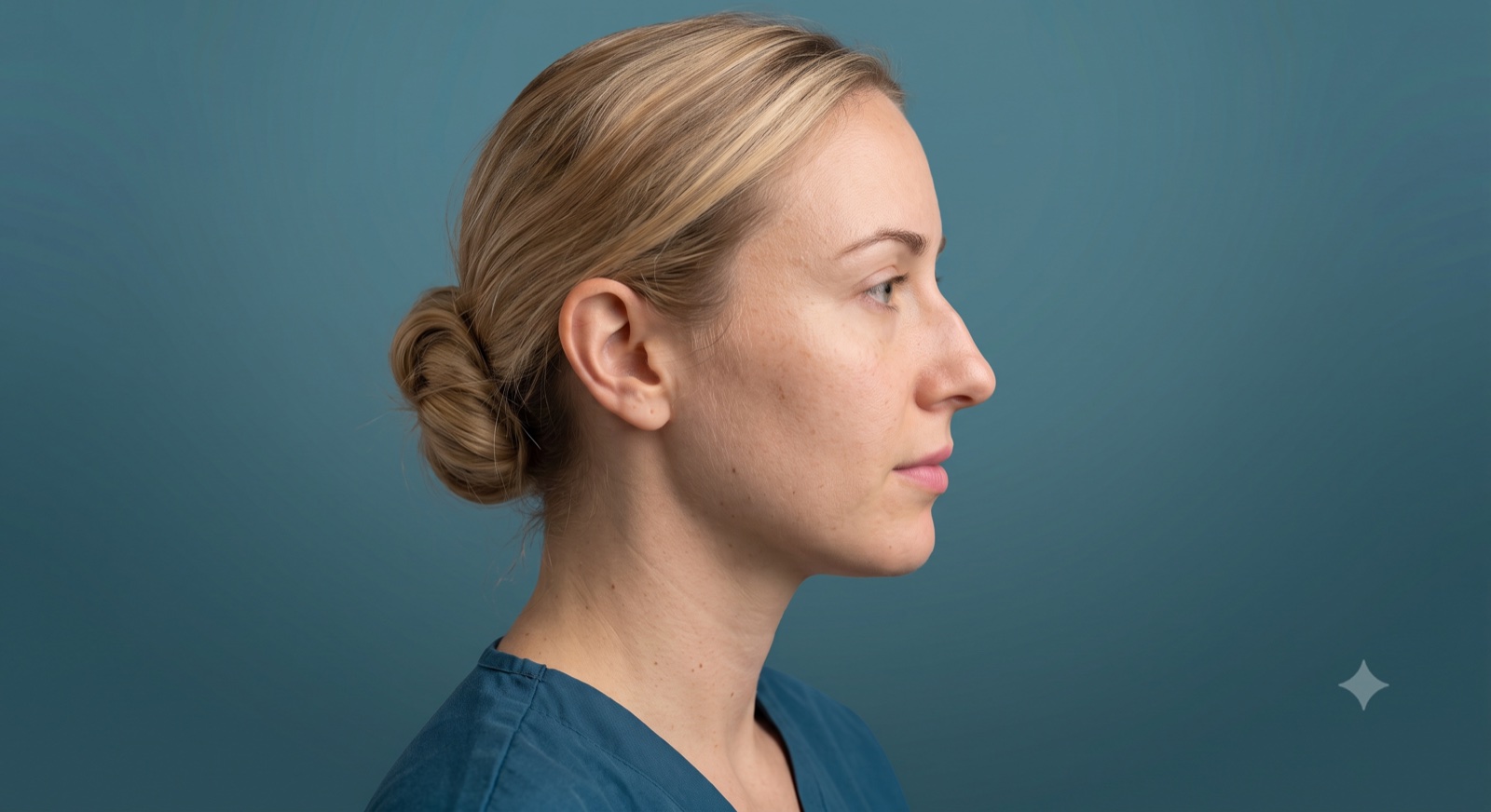 Avant rhinoplastie — résultat patient